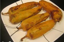 Stuffed Chilli Bhajji – Stuffed Chilli Fritters