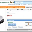 George Foreman Next Grilleration Grill For $35