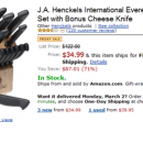 Amazon Friday Deal – J.A. Henckels 13-Piece Knife Set For $35