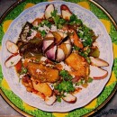 Jack fruit seeds and Eggplant Curry