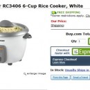 Black and decker 6 cup Rice Cooker For $19 shipped