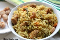 Soya Chunks Vegetable Pulao