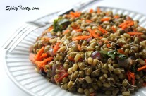 Sprouted Moong Salad