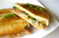 Grilled Veggie Cheese Sandwich