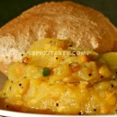 Puri Masala / Indian Puffed Flat Bread with Potato Curry