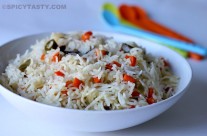 Indo-Chinese Vegetable Fried Rice