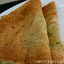 Pudhina Adai / Mint and Lentil Crepe