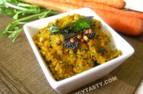 Carrot Methi Thogayal – Carrot and Green Chutney