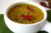 Podalangai Poricha Kuzhambu (Snake Gourd Lentil Stew)