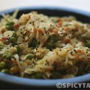 Cabbage Peas Stir Fry / Cabbage Peas Poriyal