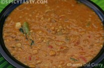 Channa Dal Curry / Kadalai Paruppu Kuzhambu