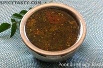 Poondu Milagu Rasam / Spicy Pepper Garlic Soup