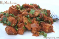 Idly Manchurian / Baked Idlies in Spicy Gravy