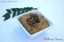 Mullangi Chutney / Radish Chutney