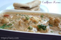 Cauliflower Korma / Cauliflower in Cashew and Coconut Milk Gravy