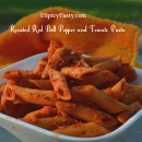 Roasted Red Bell Pepper and Tomato Pasta