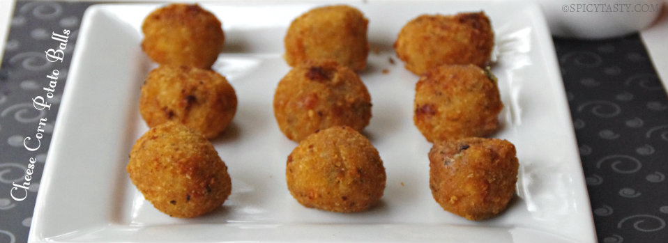 Cheese Corn Potato Balls